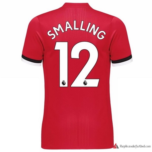 Camiseta Manchester United Primera equipación Smalling 2017-2018